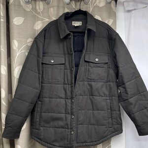 Duluth Superior Fire Hose Quilted Button Front Shirt Jacket sz 2X